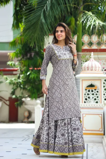 Kashish Cotton Kurti Skirt Dress